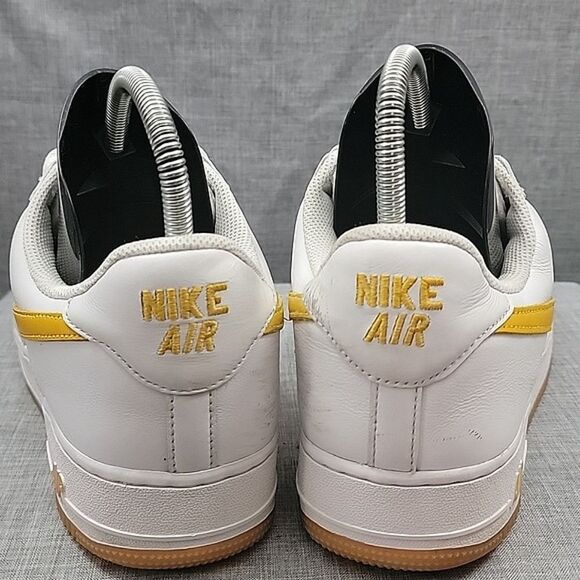 Nike Air Force 1 Low Retro QS Shoes White University Gold FD7039-100 Men\'s 11.5 main image 12